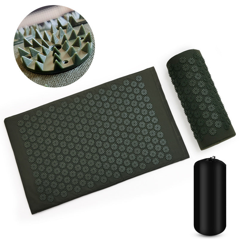 Relax & Recover: Acupressure Mat and Pillow Set